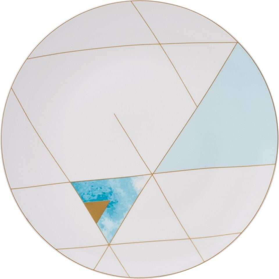 Karaca Aqua 24 Parça 6 Kişilik Porselen Yemek Takımı