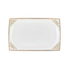 Emsan Fine Bone Masal Gold 61 Parça Yemek Takımı