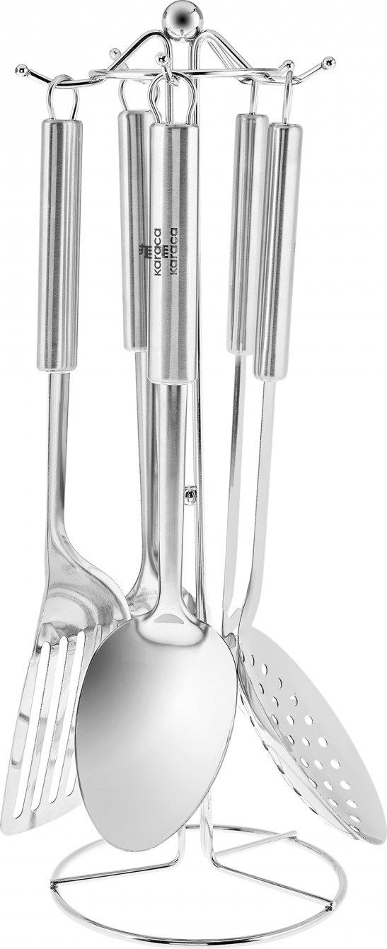 Karaca Tina 6 Parça Çelik Standlı Servis Seti