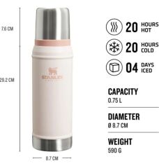Stanley Klasik Vakumlu Paslanmaz Çelik Termos 0.75 Lt