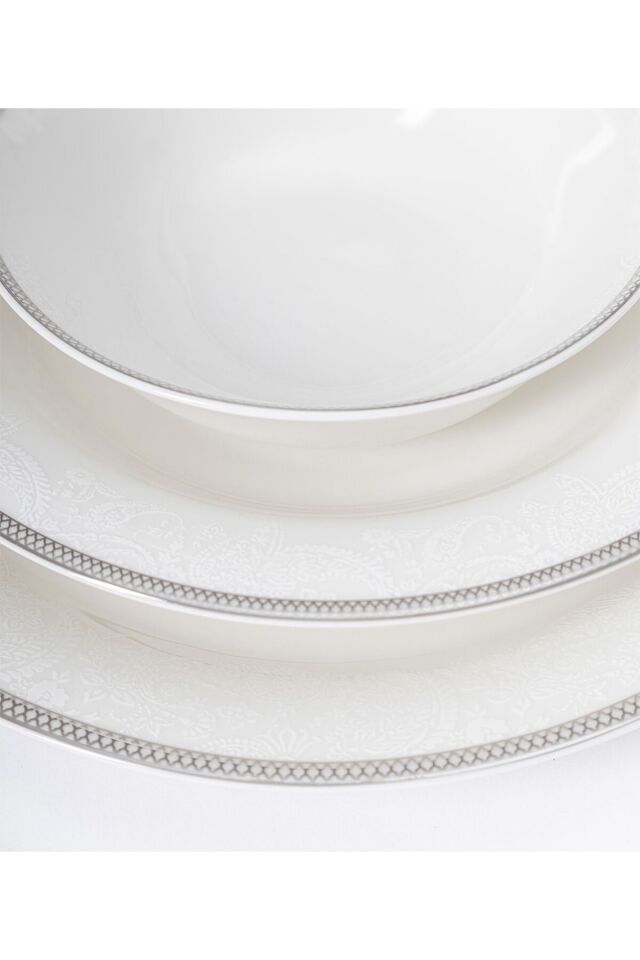 Palace Silver Paisley 12 Kişilik 72 Parça Yemek Takımı