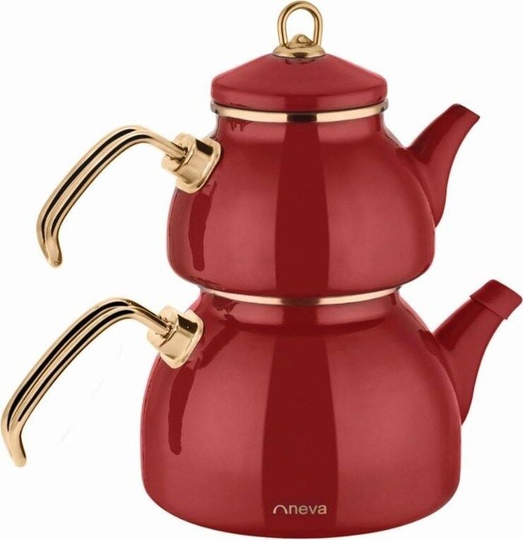 Neva N3176 Pitaya Havana Emaye Demlik Seti