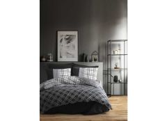 Cotton Box Masculine Tek Kişilik Nevresim Takımı Carlos Siyah