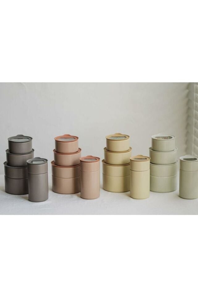 Fika One Seramik 1000 ml Pembe Saklama Kabı