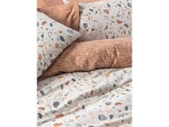 Cotton Box Minimal Tek Kişilik Nevresim Takımı Oniks Karamel