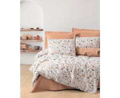 Cotton Box Minimal Tek Kişilik Nevresim Takımı Oniks Karamel
