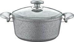 Oms Granit 24X12 Cm Derin Tencere 3110 Gri