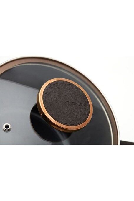 Nobless Cam Kapaklı Alüminyum Derin Tencere 24*12