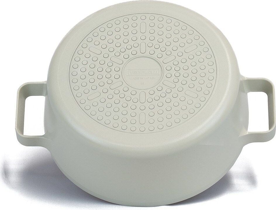 Primanova Neoflam D-Neof222D Fika Cam Kapaklı Alüminyum Derin Döküm Tencere 22 Cm X 15 Cm