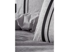 Cotton Box Plain Tek Kişilik Nevresim Takımı Bitter Gri-Siyah