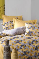 Cotton Box Minimal Ranforce Tek Kişilik Nevresim Takımı - Elon Sarı