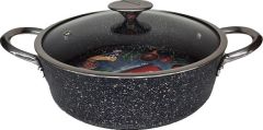 Oms Indüksiyonlu 24 cm Granit Karnıyarık Tenceresi