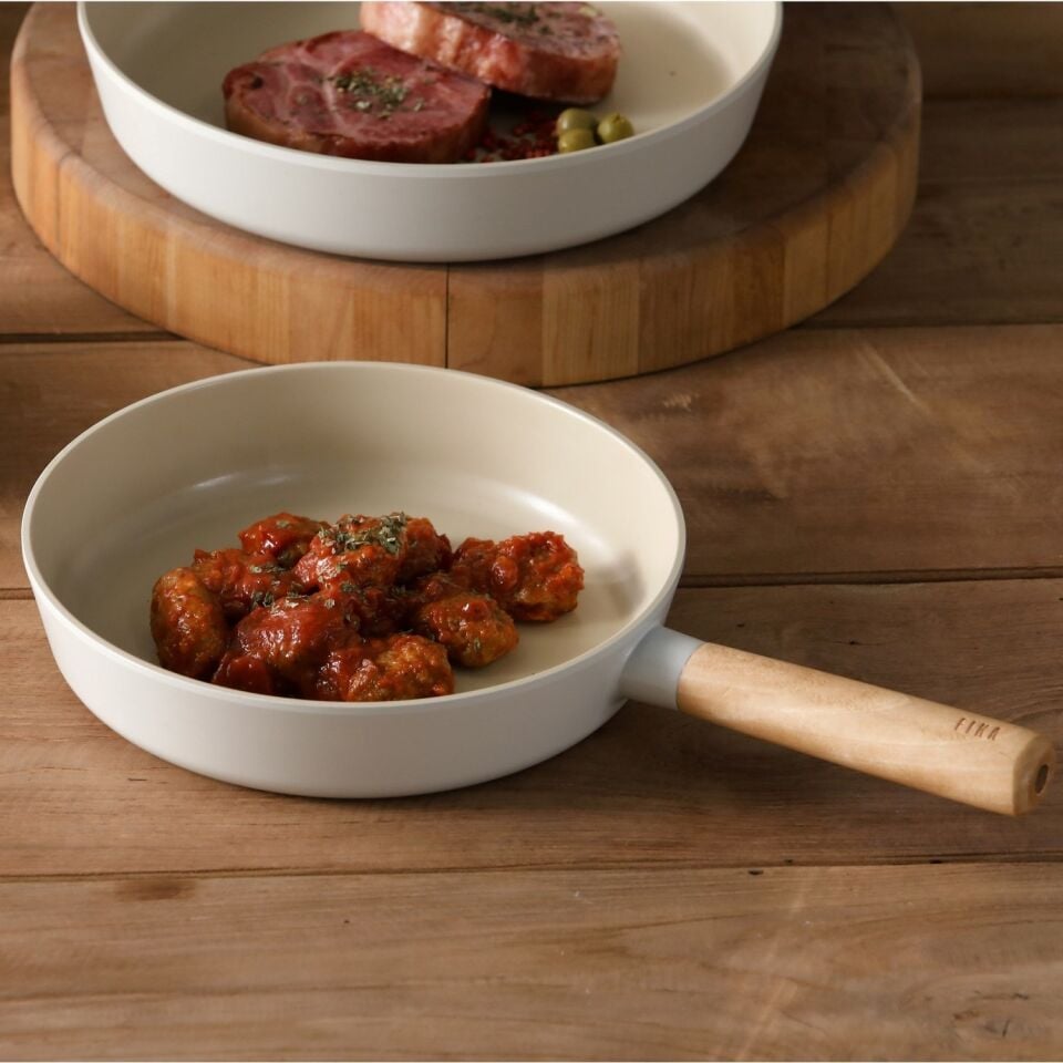 Primanova Neoflam D-Neof124 Fika Alüminyum Döküm Tava 24 Cm X 5 Cm