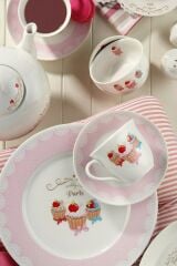 Kütahya Porselen 33 Parça Cup Cake Kahvaltı Takımı LB33KH4208362