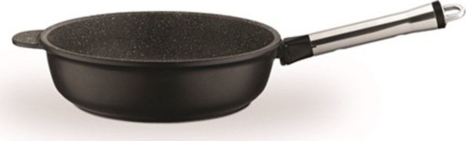 Leggno 20cm Granit Derin Tava Çelik Saplı