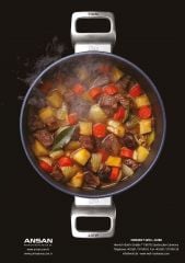 Primanova D-WOLL124DLPIL Woll Indüksiyon Titanyum Tencere 24 x 13,5 cm