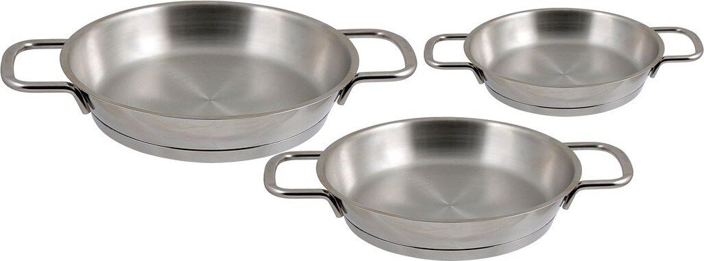 Leggno 3'Lü Çelik Sahan Seti