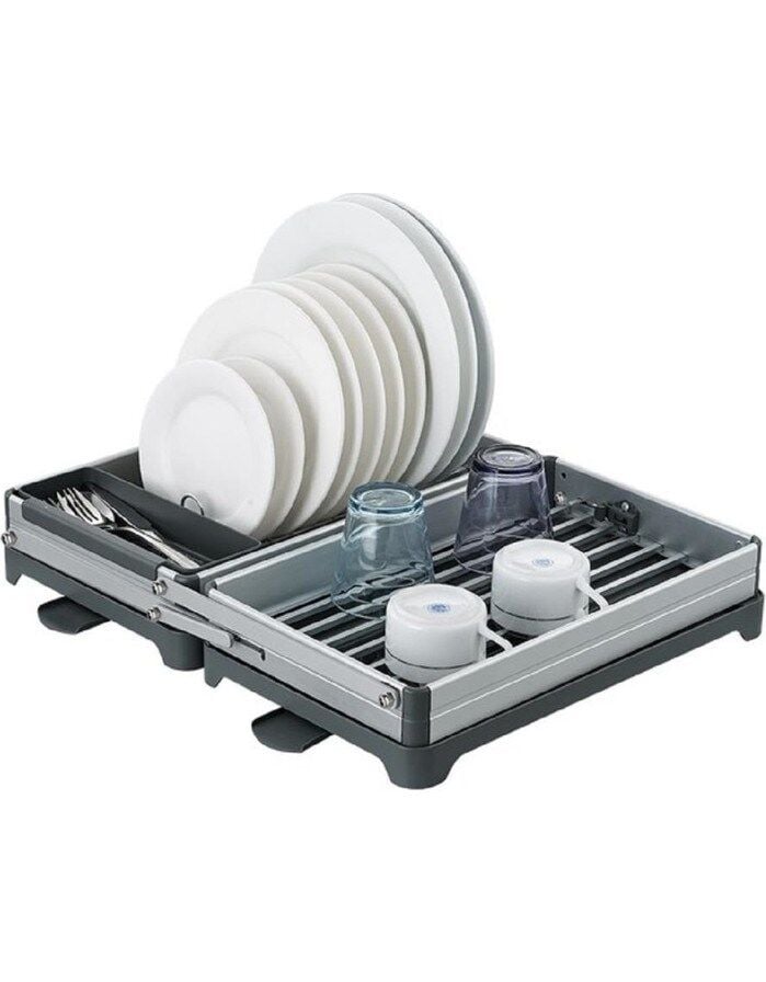 Candia Katlanabilir Iki Katlı Alüminyum Bulaşıklık