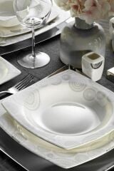 Bone Mare 30 Parça 9850 Desenli Yemek Takımı
