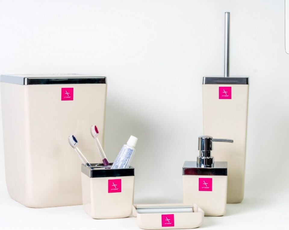 Primanova Toskana 5 Parça Banyo Seti Bej