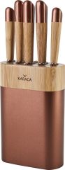 Karaca Maple Rosegold 6 Parça Bıçak Seti
