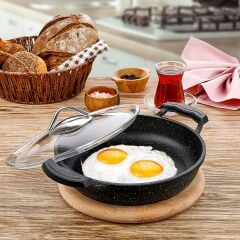 Polo Chef Iron Dokum Granıt Kapaklı Sahan 22 cm