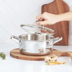 Karaca 3Ply Power Steel 316 Çelik Petekli Tencere 20 cm 2,6 Lt