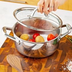 Karaca 3Ply Power Steel 316 Çelik Petekli Tencere 20 cm 2,6 Lt