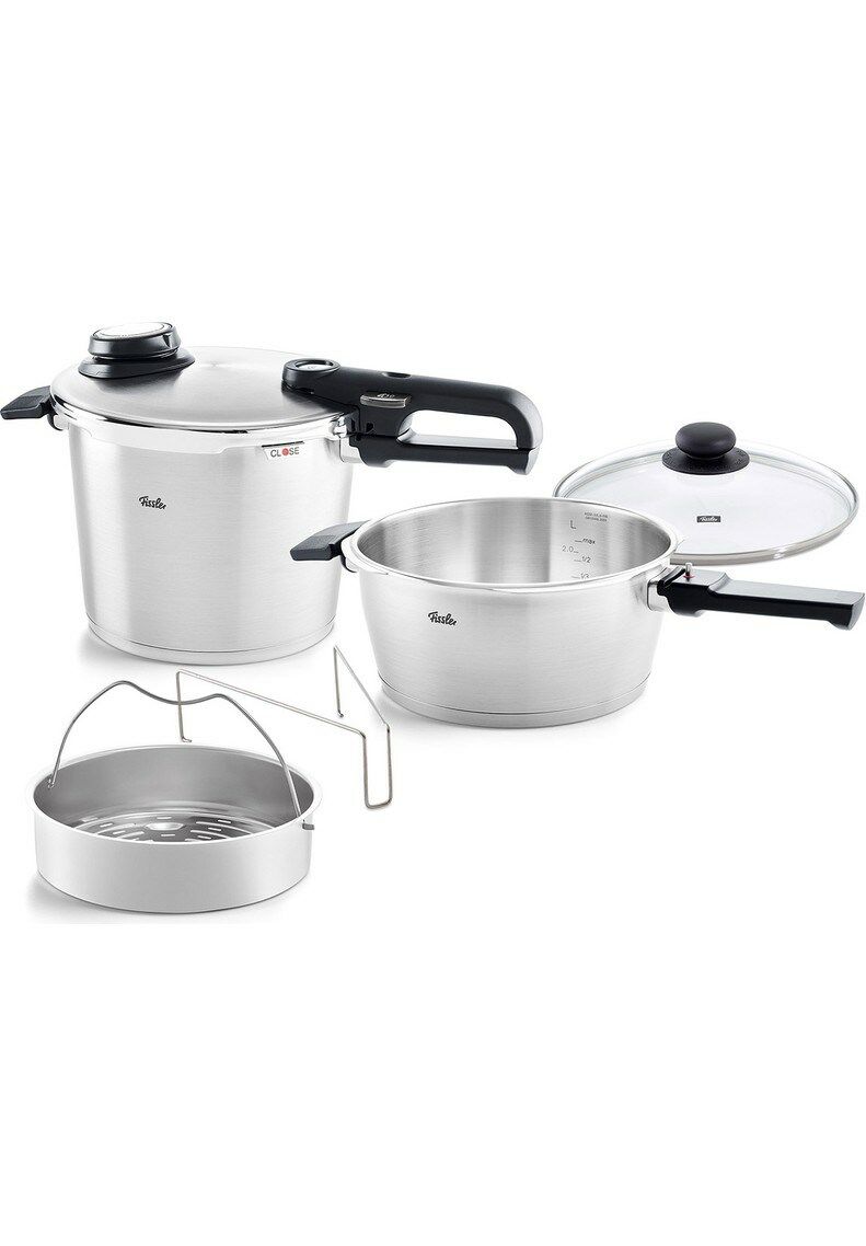 Fissler Vitavit Premium Mat 6+3,5 Litre Düdüklü Tencere Set