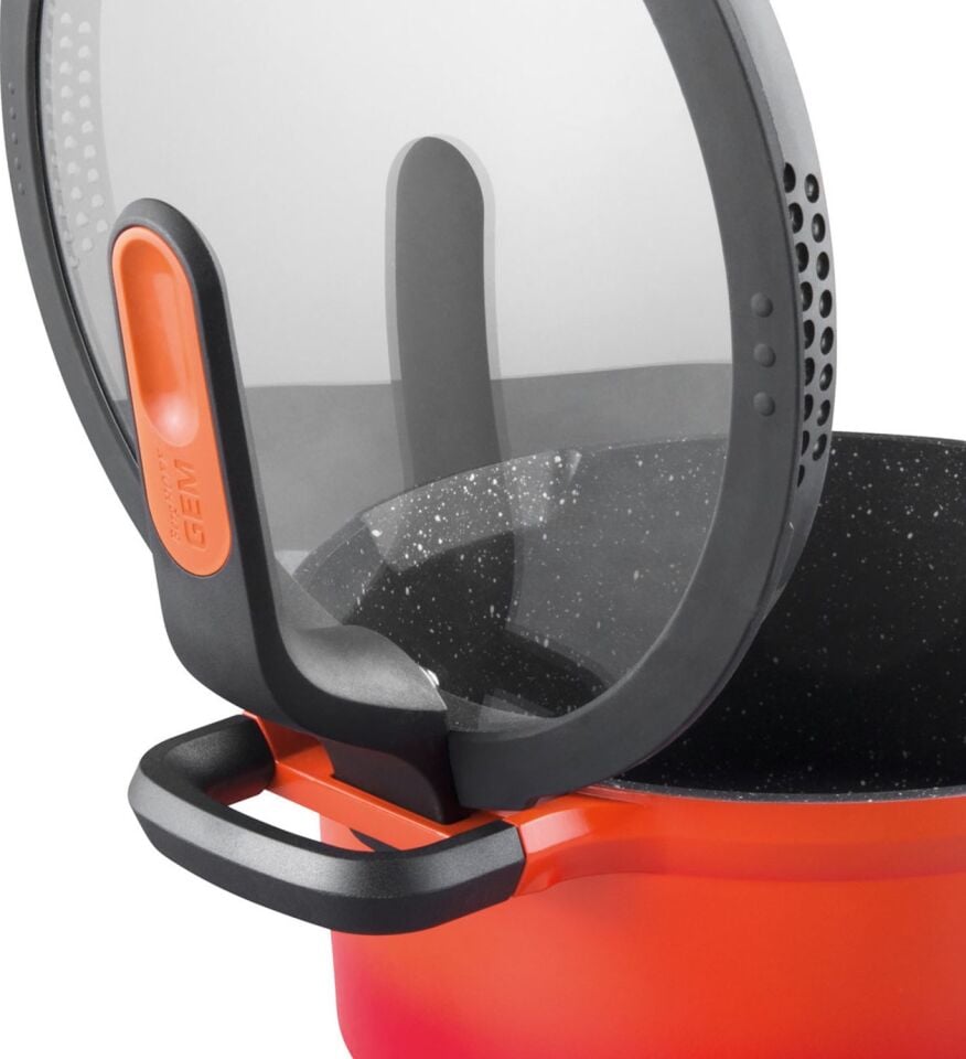 Berghoff Gem Stay Cool Soft Orange Tencere 24 Cm