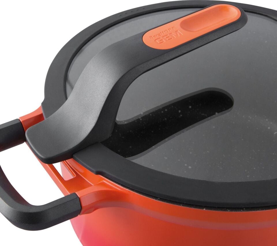 Berghoff Gem Stay Cool Soft Orange Tencere 24 Cm