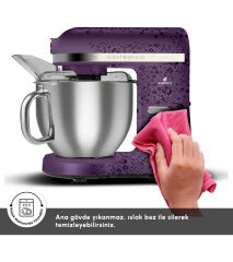 Karaca Mastermaid Chef Pro Çift Kollu Stand Mikser Grape Purp 1750 W