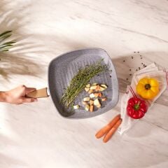 Karaca Silver Stone Bio Granit Grill 28 cm