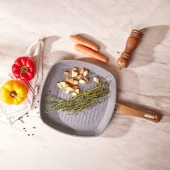 Karaca Silver Stone Bio Granit Grill 28 cm