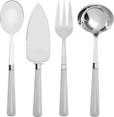 Emsan Pratik 4 Parça Servis Seti Beyaz