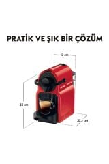 Nespresso C40 Inissia Espresso Kahve Makinesi, Kırmızı