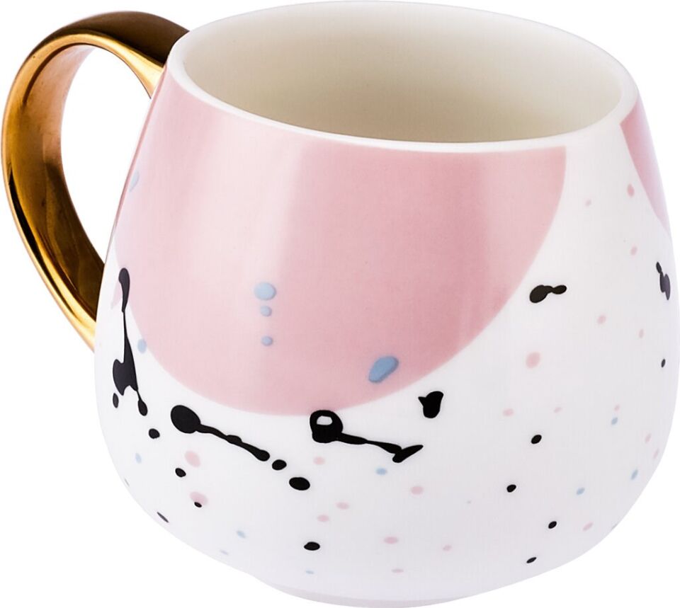 Emsan Watercolor Kupa 380 Ml Pembe