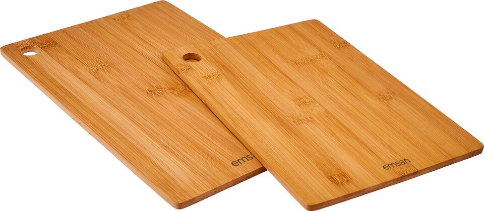 Emsan Bambu Master Chop 2'li Kesme Tahtası