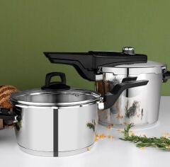 Aryıldız Düdüklü Tencere Seti Easy Quick Kanka 6+4 Lt