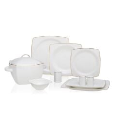 Neva Hat 60 Parça Kare Yemek Takımı