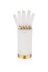 Neva N3241 Lilyum Gold Silindir 6 Lı Bıçak Seti