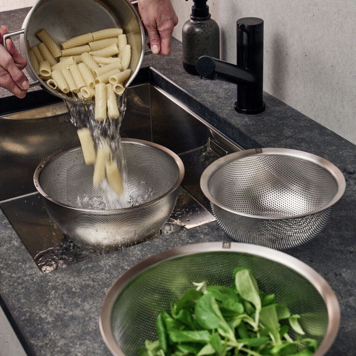 Zwilling  3 Parça Paslanmaz Çelik  Süzgeç Seti