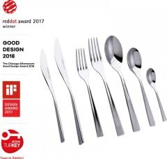 Karaca Everest Silver 84 Parça Kutulu Çatal Kaşık Bıçak Takımı