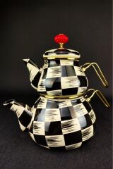 Qualita King Tombul Emaye Çaydanlık Dama – XAP-22-0232/6