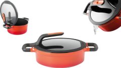 Berghoff Gem Stay Cool Soft Orange Pilav Tenceresi 24 Cm